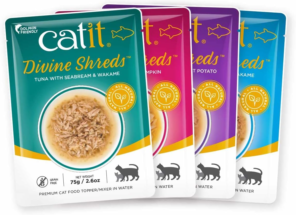 Catit Divine Shreds, Tuna Multipack 75g, 12pcs