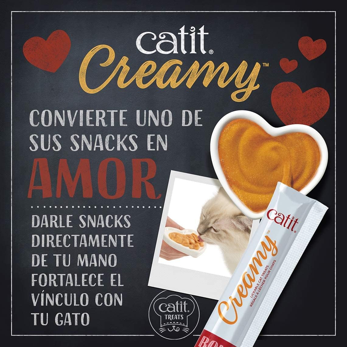 Catit Creamy Treats Mega Pack Chicken, 50 tubes/box