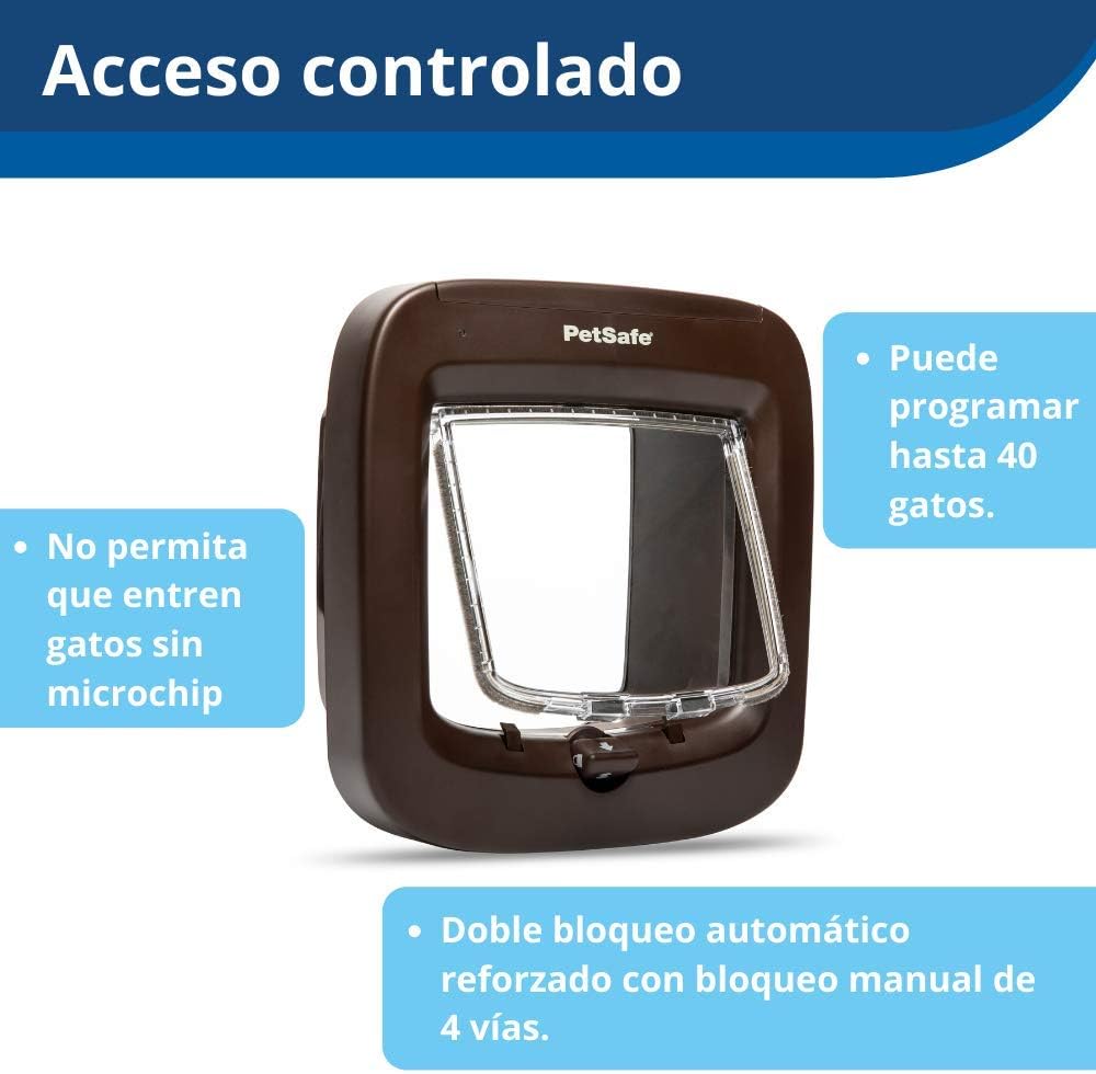 Pet Safe Microchip Cat Flap - Brown Microchip/Electronic Pet Doors