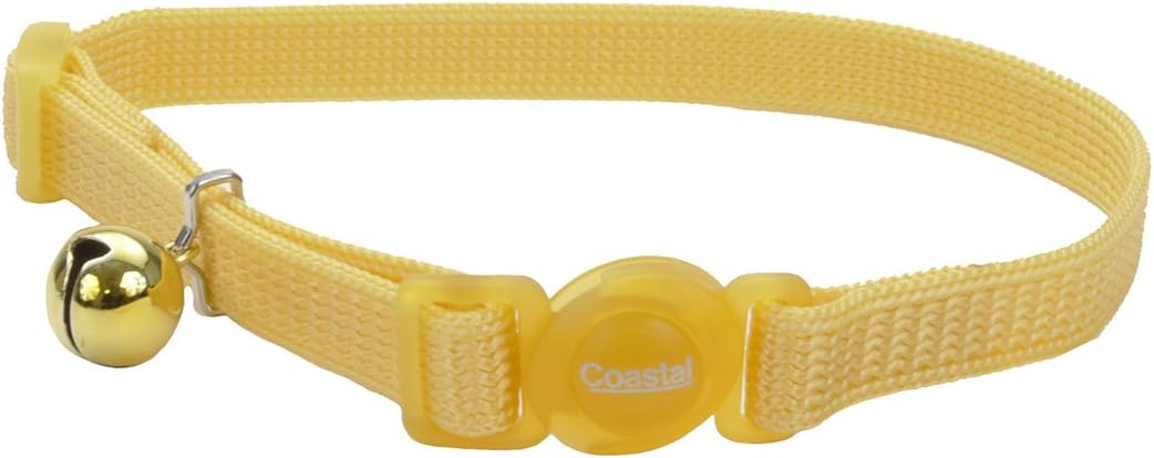 Coastal 3/8" SafeCat Nylon Breakaway Collar Banana Boat