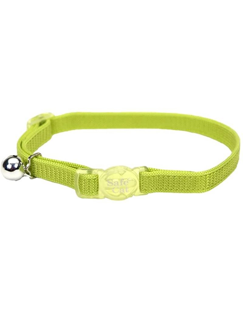 Coastal 3/8" SafeCat Nylon Breakaway Collar Lime