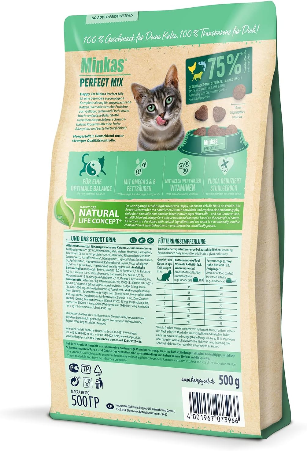 Happy Cat Minkas Perfect Mix - 10 KG