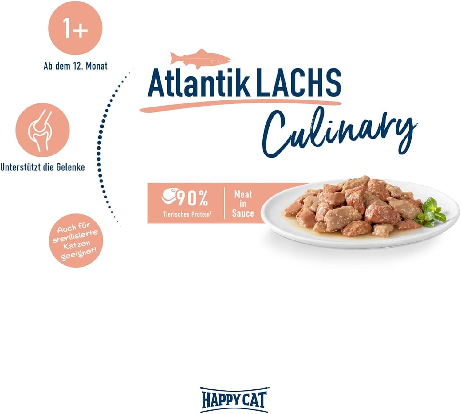 Happy Cat MIS Culinary Atlantic Salmon - 85 G