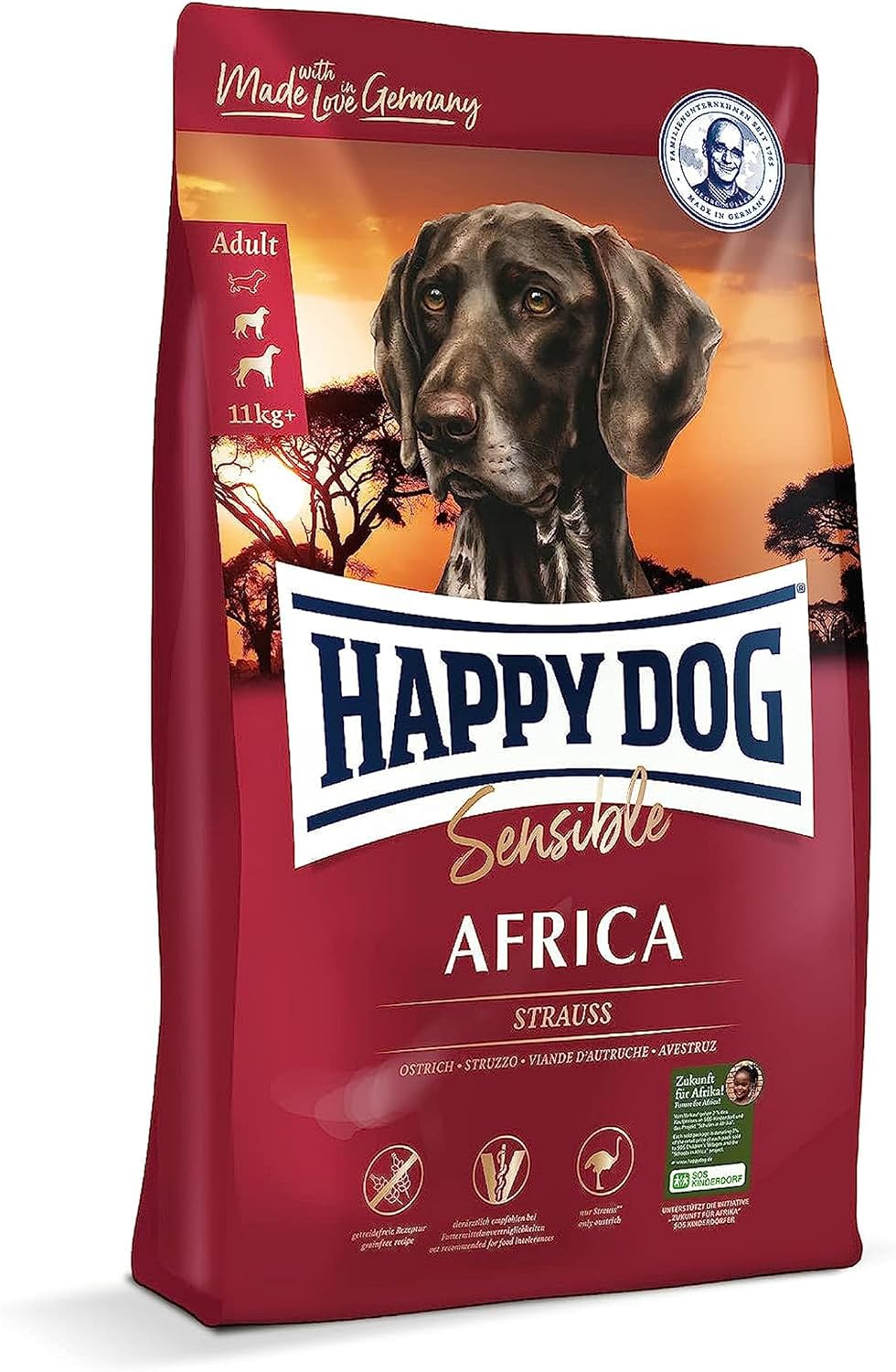 Happy Dog Supreme Sensible Africa - 4 KG
