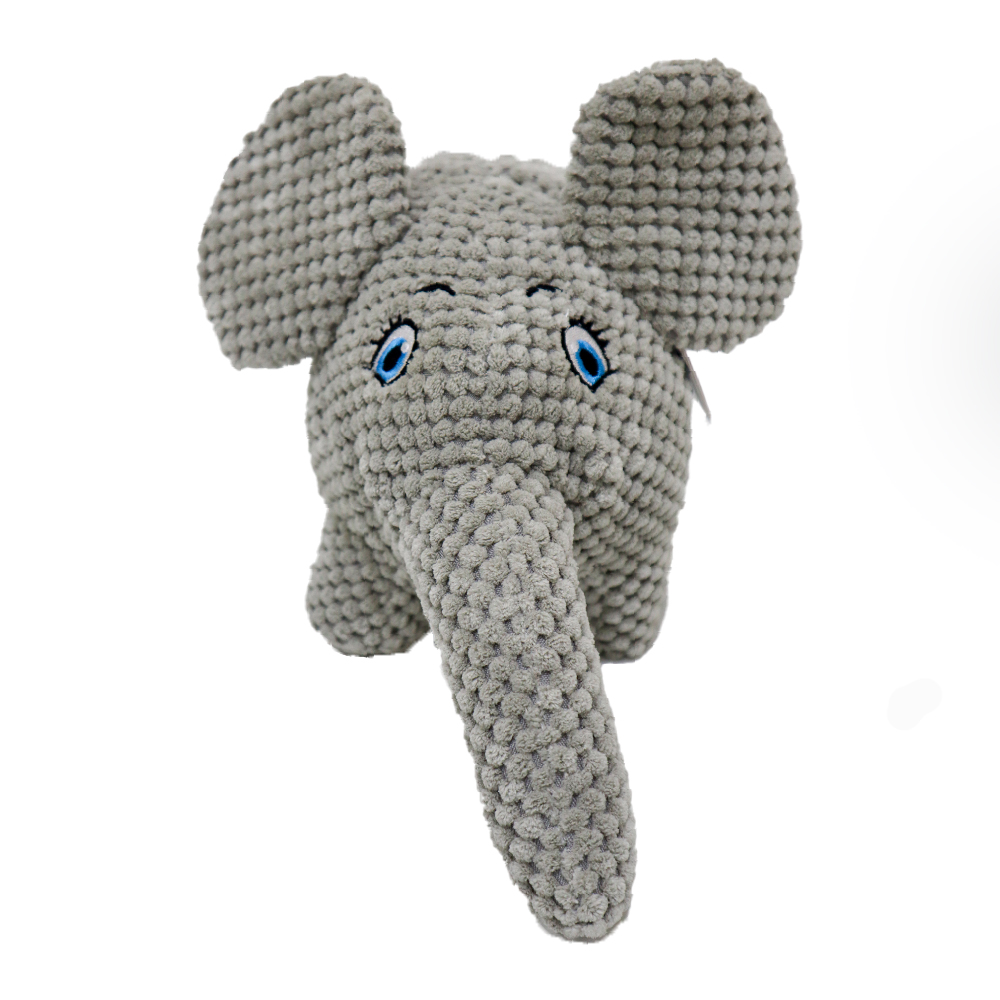 Plush Pet Elephant Dog Toy - 1pc