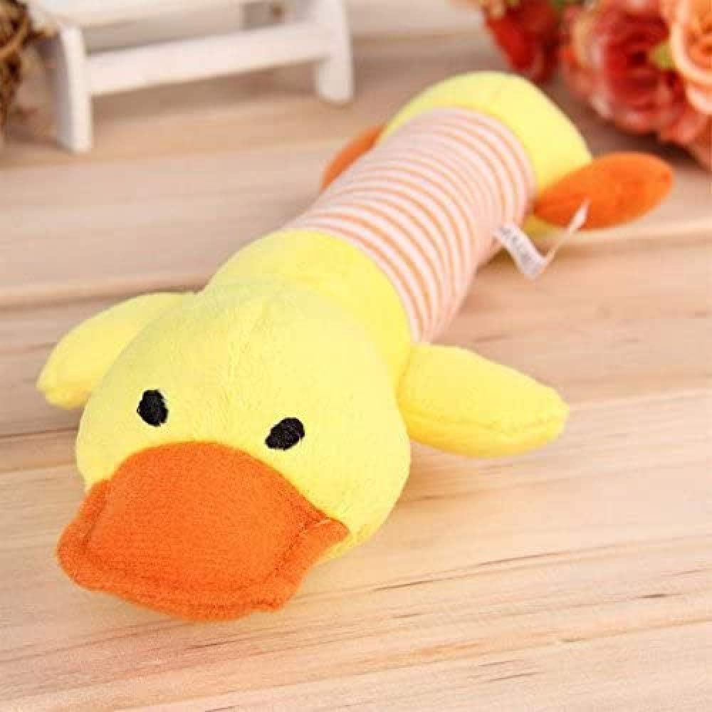 Plush Pet Squeakz Ducky/Piggy/Ely Dog Toy - 1pc