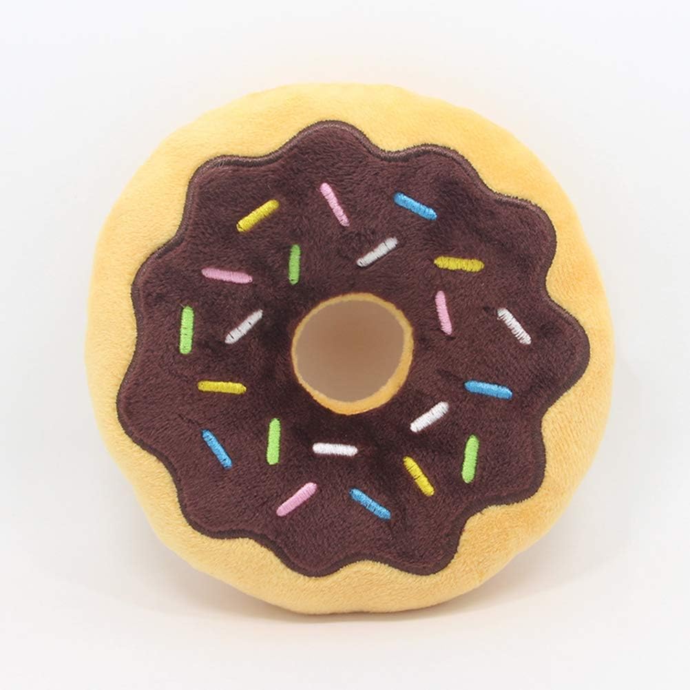 Plush Pet Donutz Dog Toy - 1pc