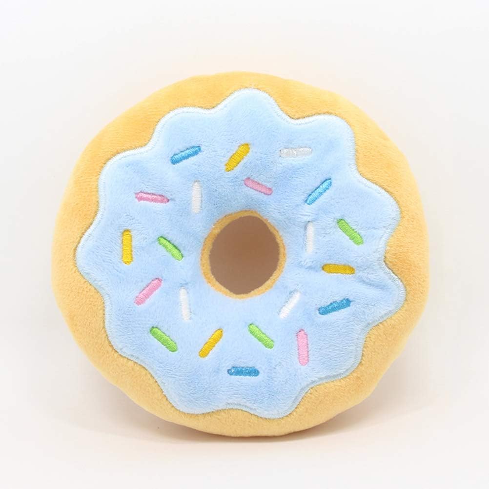 Plush Pet Donutz Dog Toy - 1pc