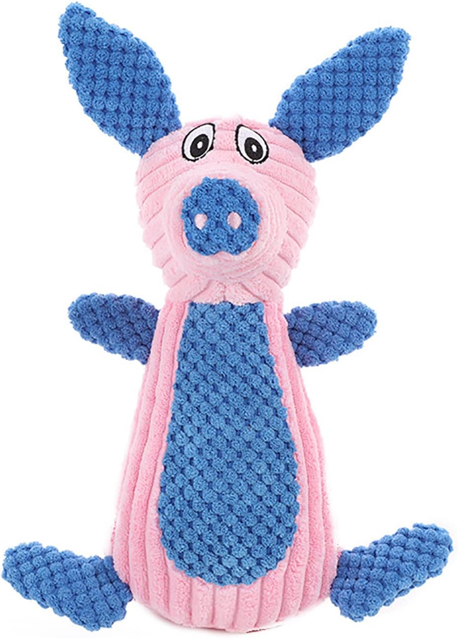 Plush Pet Squeakz Ely, Baby Piggie, Papa Piggie Dog largeToy - 1pc