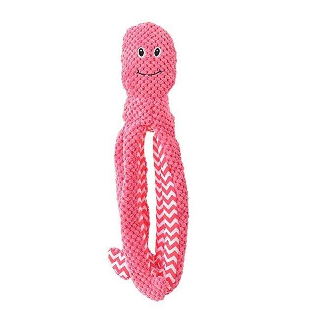 Plush Pet Octo Chew Dog Toy - 1pc