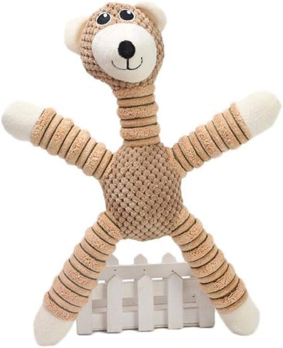 Plush Pet Squeakz Tigger/Ely/Giraffe Dog Toy - 1pc