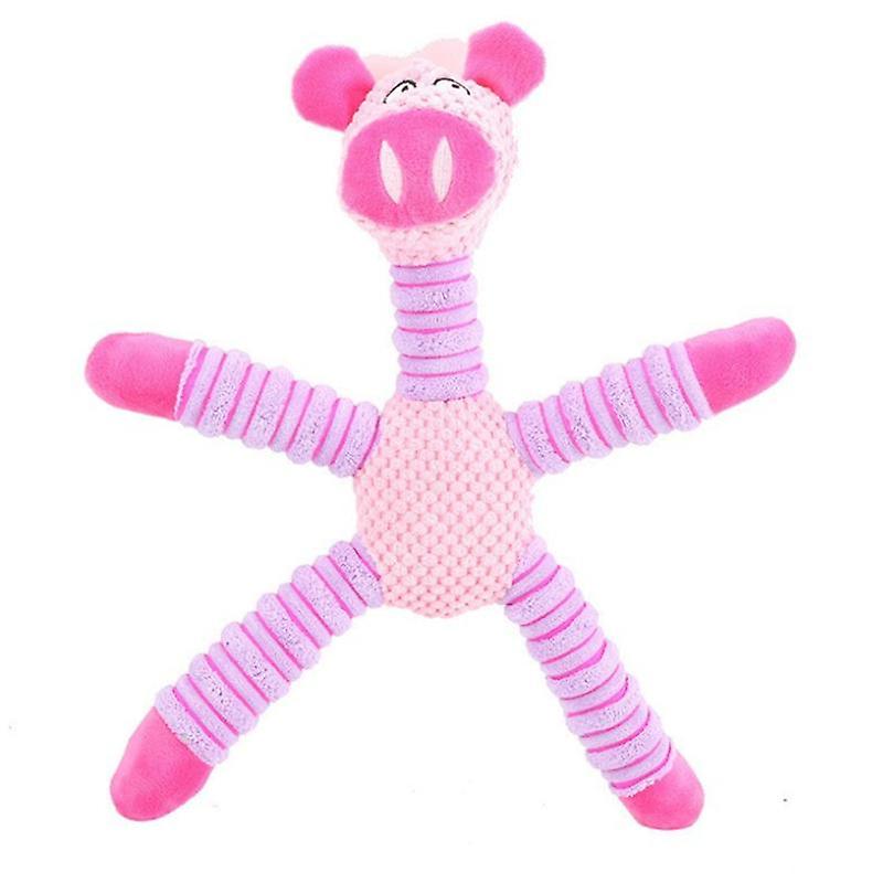 Plush Pet Squeakz Tigger/Ely/Giraffe Dog Toy - 1pc