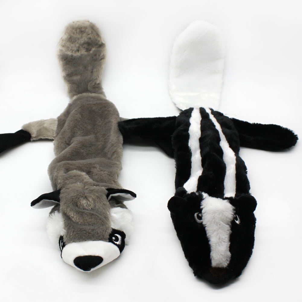 Plush Pet Squeakz The Racoonz Family Dog Toy - 1pc