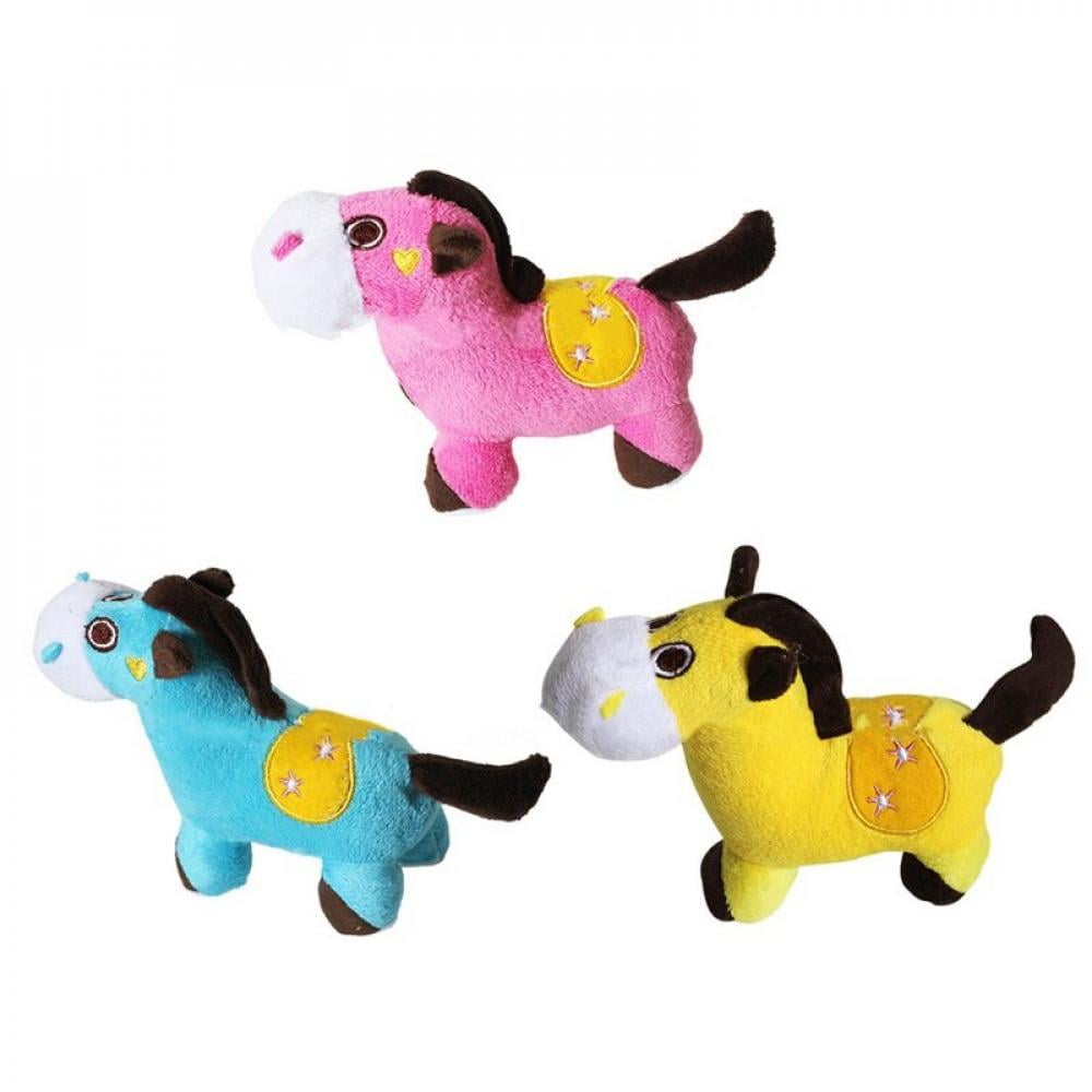 Plush Pet Squakz Flying Cows Dog Toy - 1pc