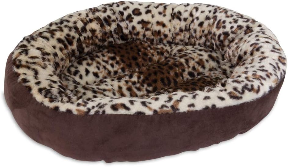 Aspen Pet 18" Round Bed Animal Print