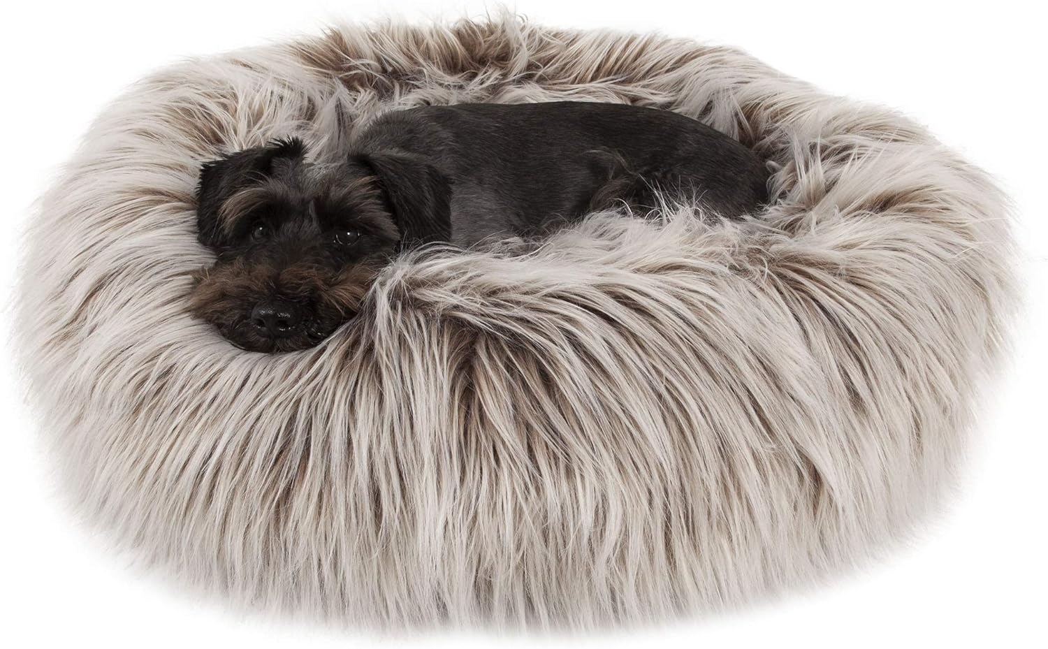 Snoozzy Glampet Donut Faux Fur Bed 26inch