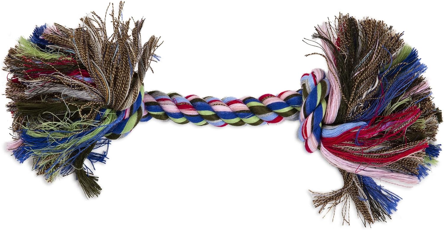Booda 2Knot Rope Bone Large - Multicolor