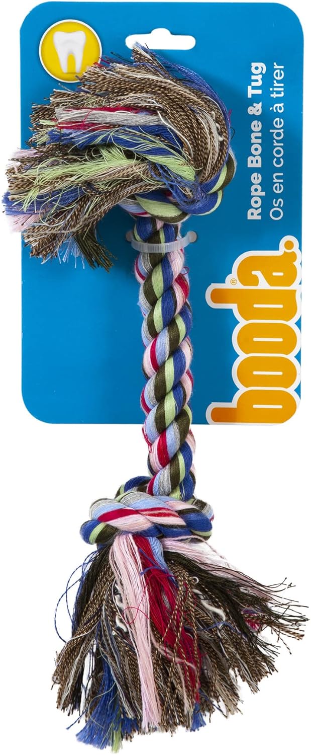 Booda 2Knot Rope Bone Large - Multicolor