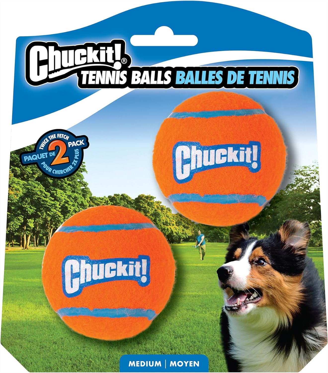 Chuckit! Tennis Ball 2-Pk Medium
