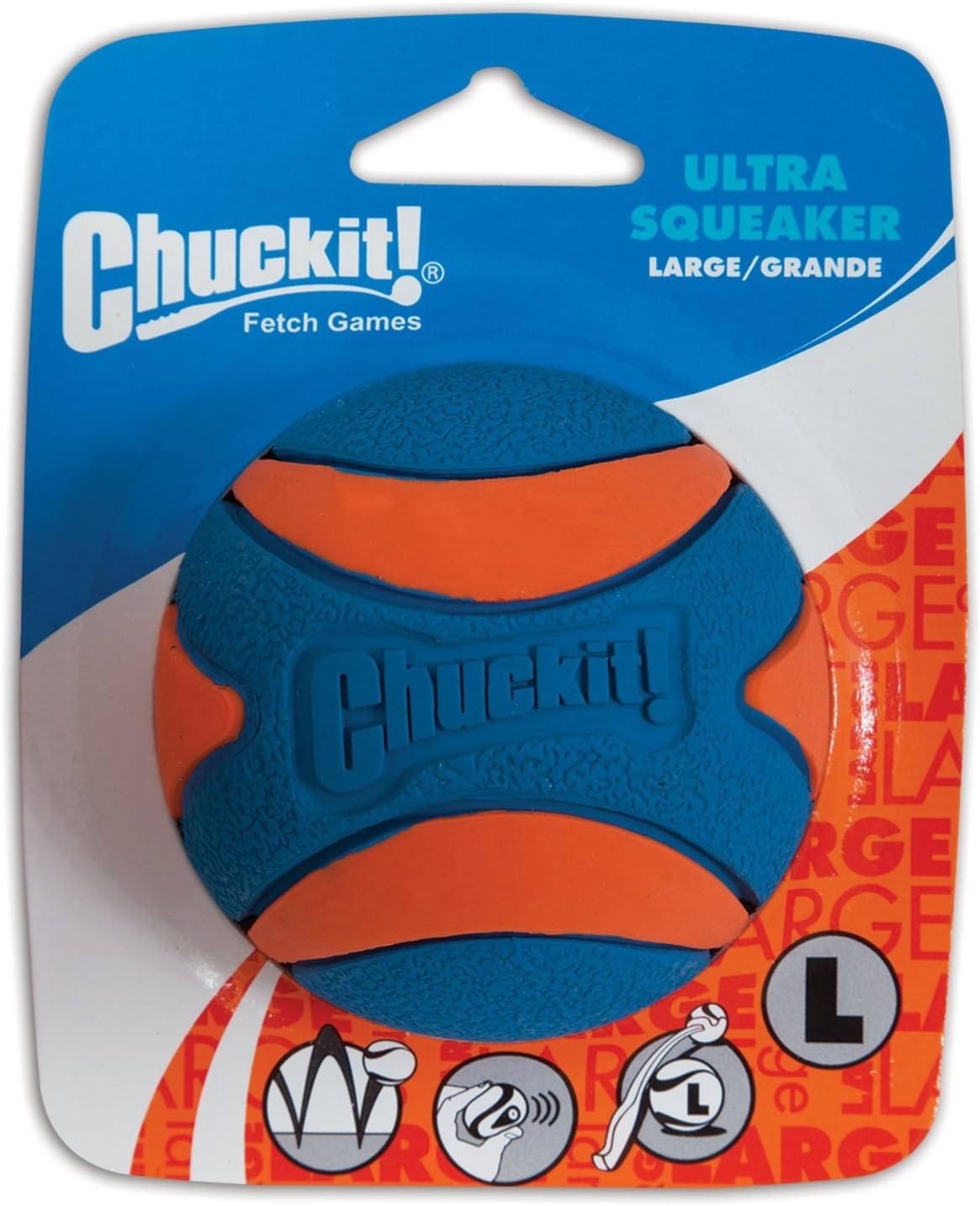 Chuckit ultra squeaker sales ball large