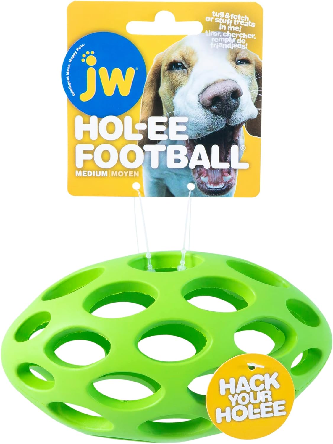 Jw Hol-Ee Football Medium - Multicolor - 1 Pc