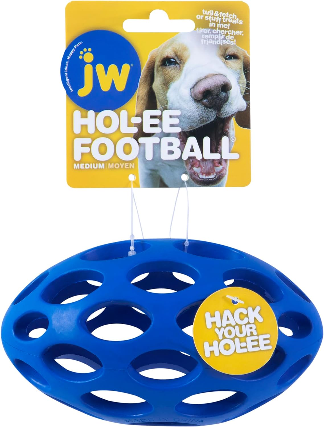 Jw Hol-Ee Football Medium - Multicolor - 1 Pc