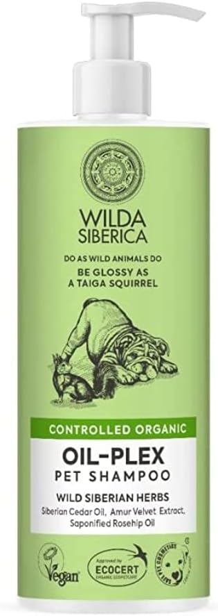 Wilda Siberica Controlled Organic, Natural & Vegan Oil-plex pet shampoo, 400 ml