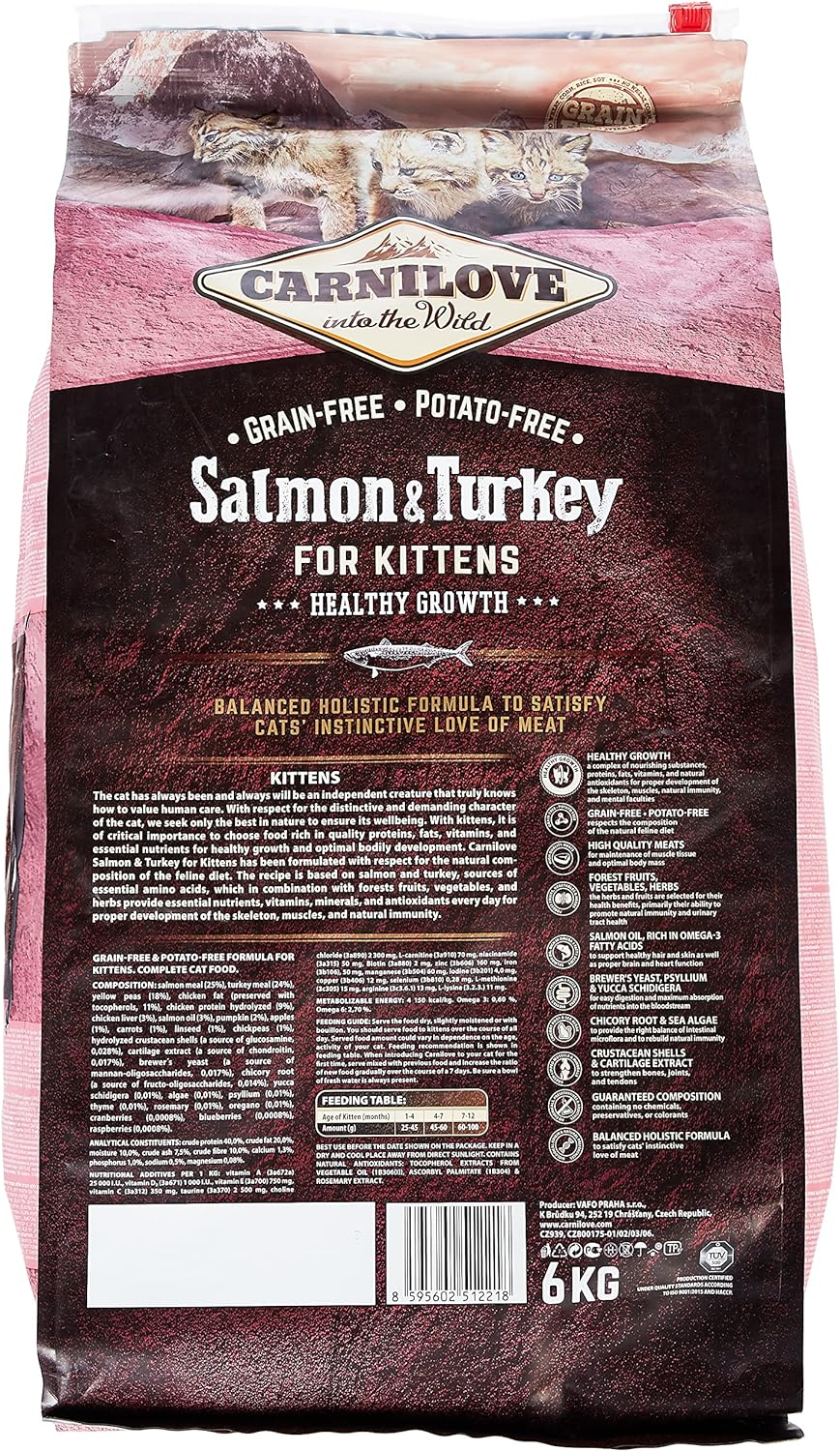 Carnilove salmon & outlet turkey for kittens