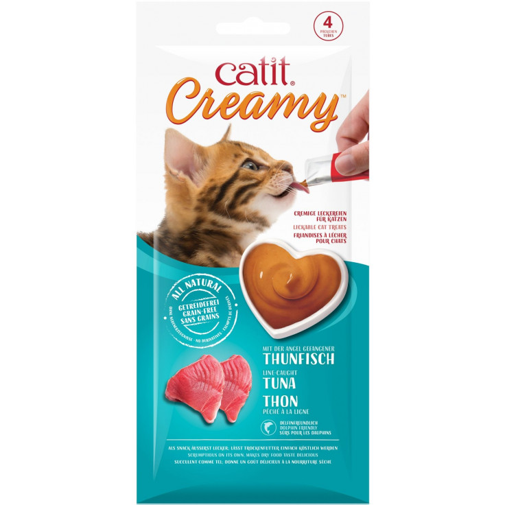 CatIt Creamy Lickable Treats - Tuna 4/10g