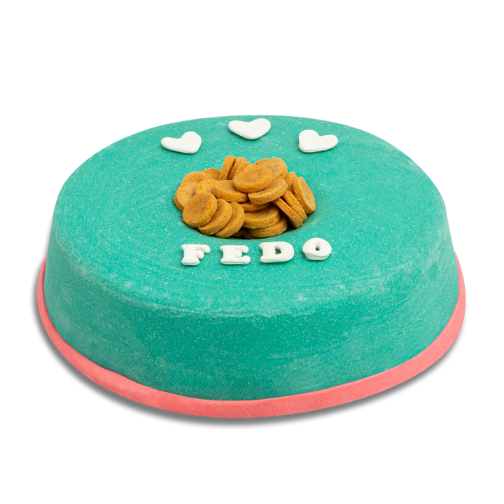 Doggy-Bowl Cake for Dogs (Green)