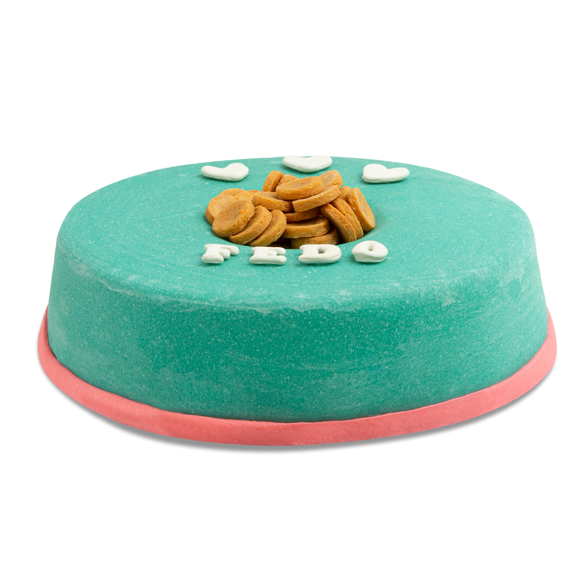 Doggy-Bowl Cake for Dogs (Green)