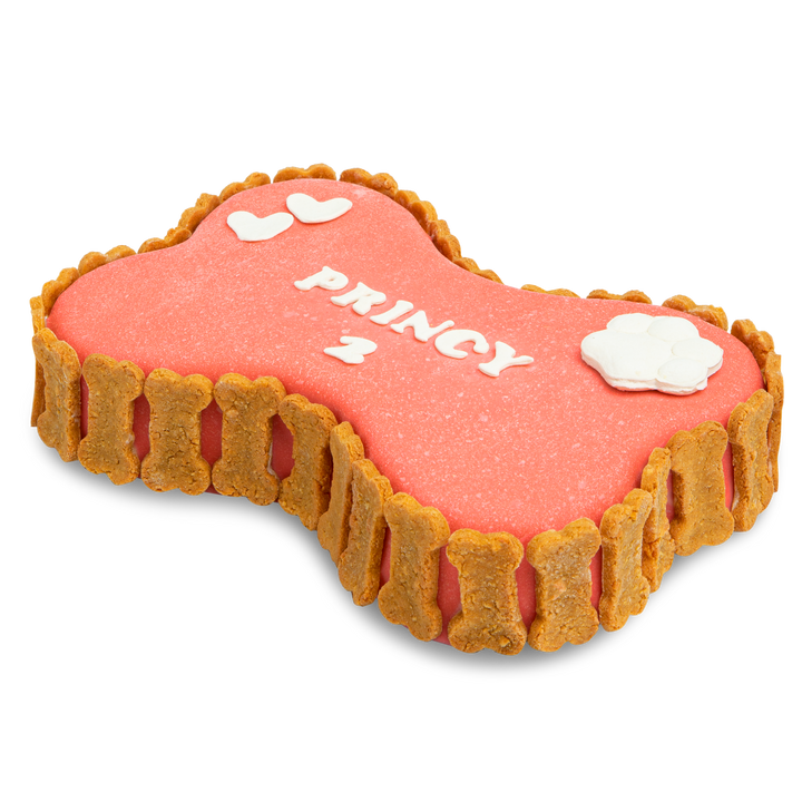 Bone Cake for Dogs (Pink)