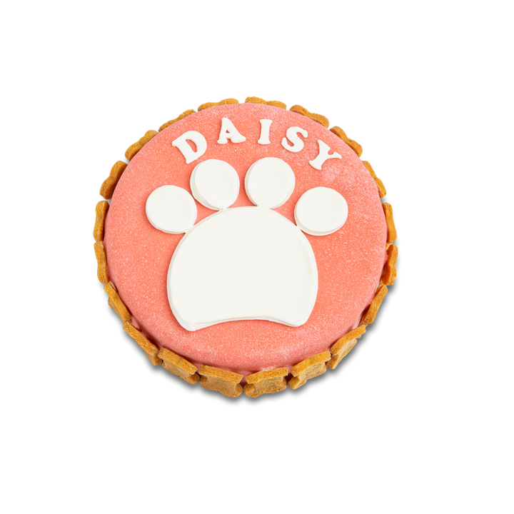 Round Cake for Dogs (Pink)