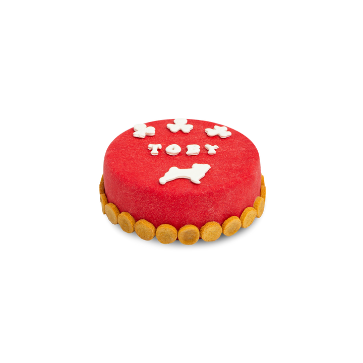 Round Cake for Dogs (Red)