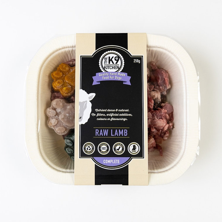 The K9 Kitchen Lamb Complete Dog Food 250g