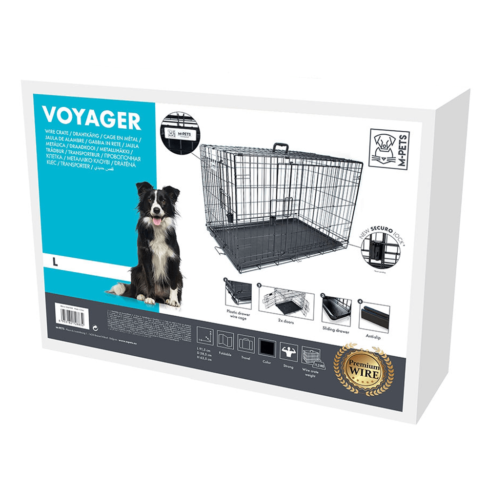 M-Pets Voyager Wire Crate L (L91,5 x W58,5 x H63,5cm)