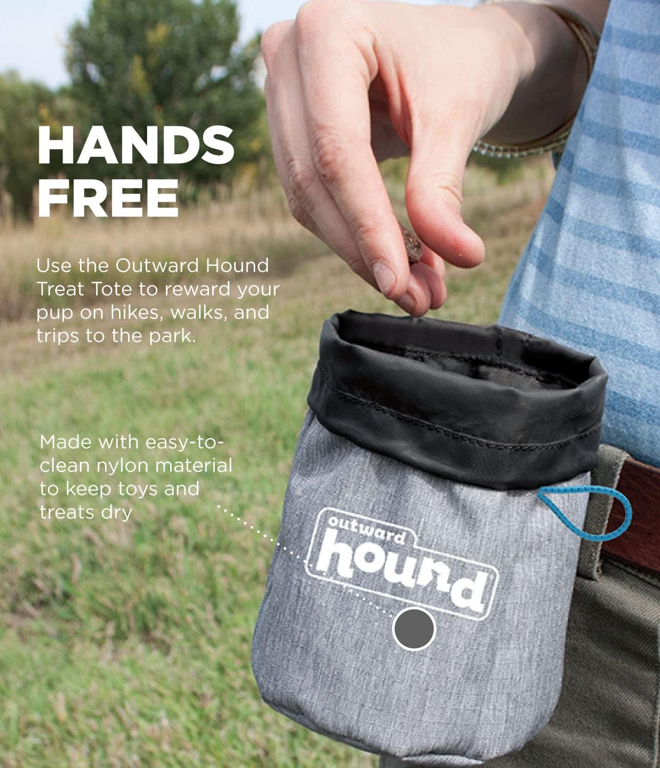 Outward Hound Treat Tote Grey