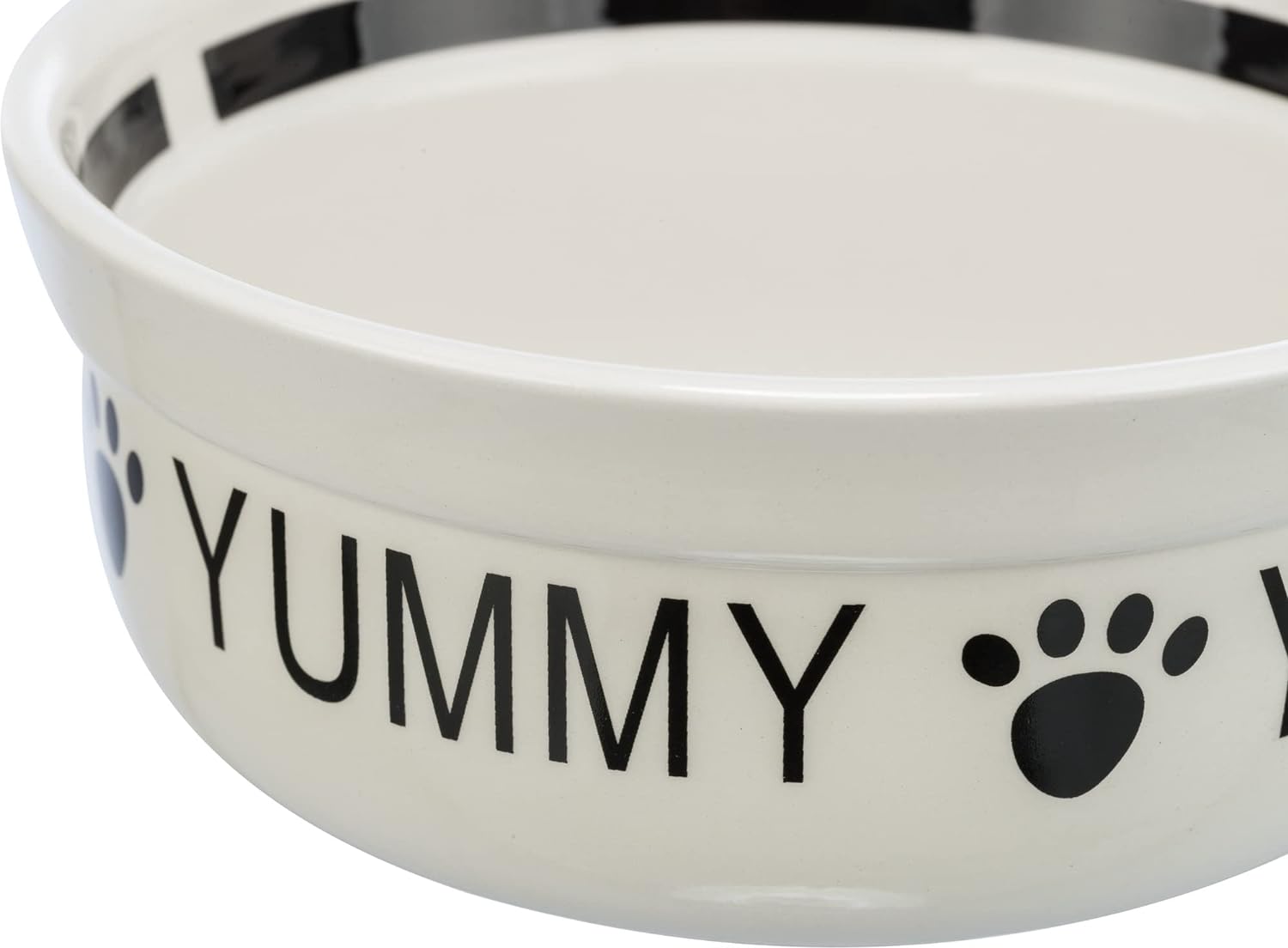 Trixie Yummy Bowl Ceramic For Dogs-15Cm/White