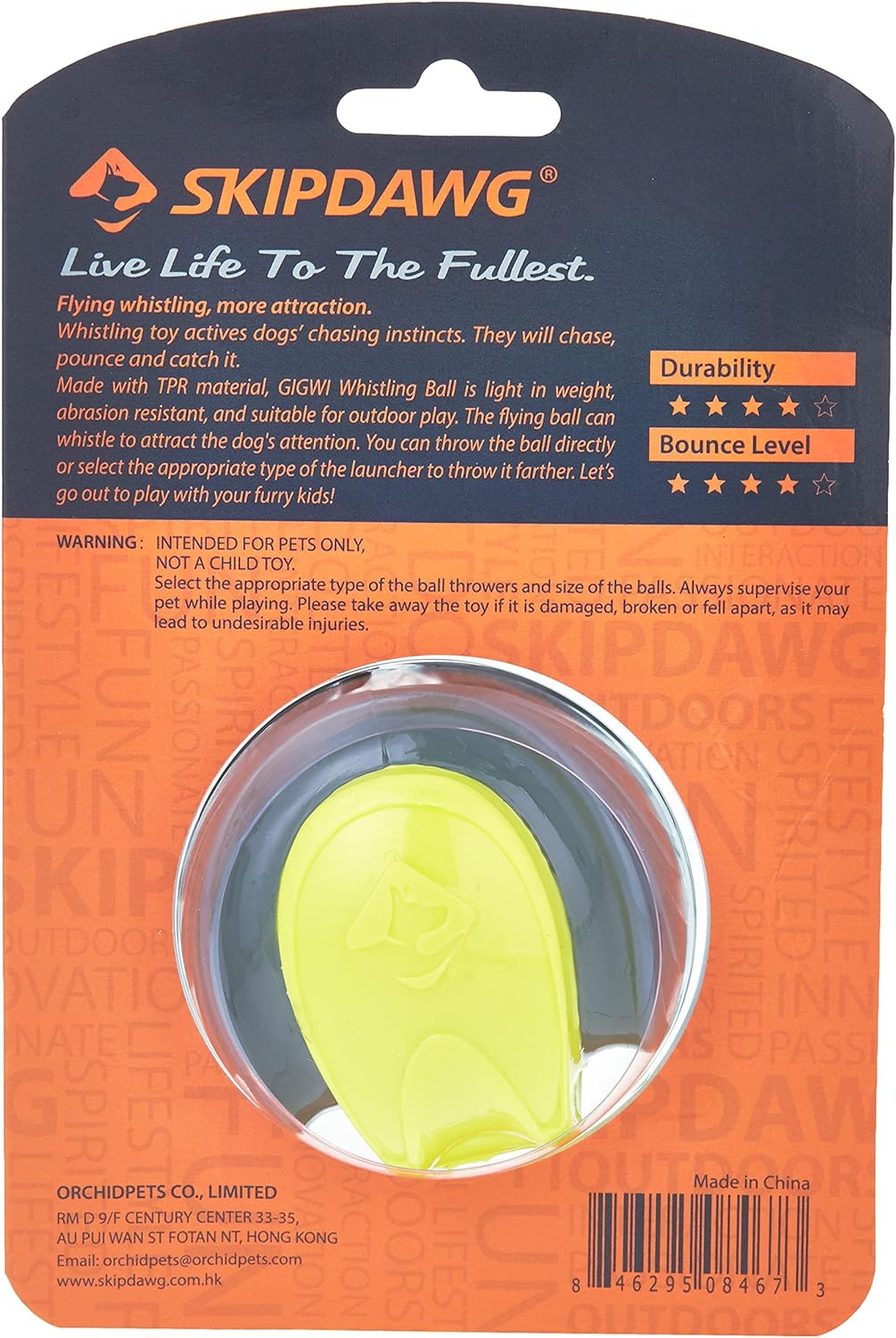 Skipdawg Whistling Ball M