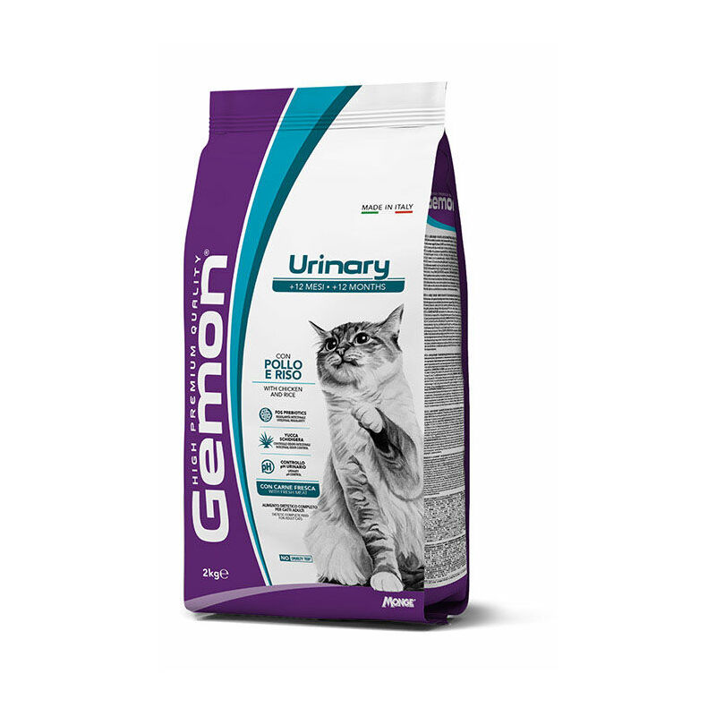 Gemon Cat Dry Food Food Urinary with Chicken and rice 2kg