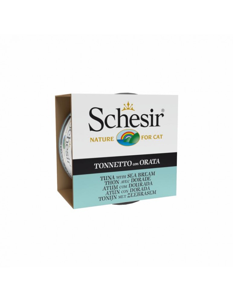 Schesir Cat Wet Food-Tuna With Seabream 85g