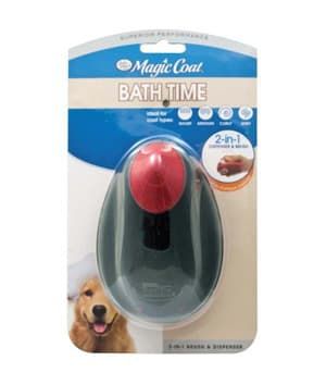 Four Paws Magic Coat Shampoo 2 - IN- 1 Brush Dispenser
