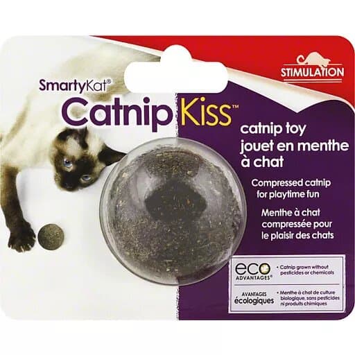 SmartyKat Catnip Kiss Compressed Catnip Ball