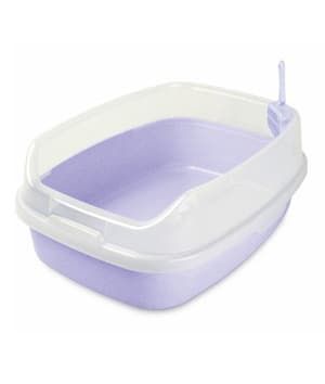 Nutrapet Cat Toilet XL Deodorized Cat Litter Box Lavender 62*46*23 cm
