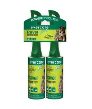 Evercare 60 Layer Lint Pet Hair Removable Travel Twin Pack