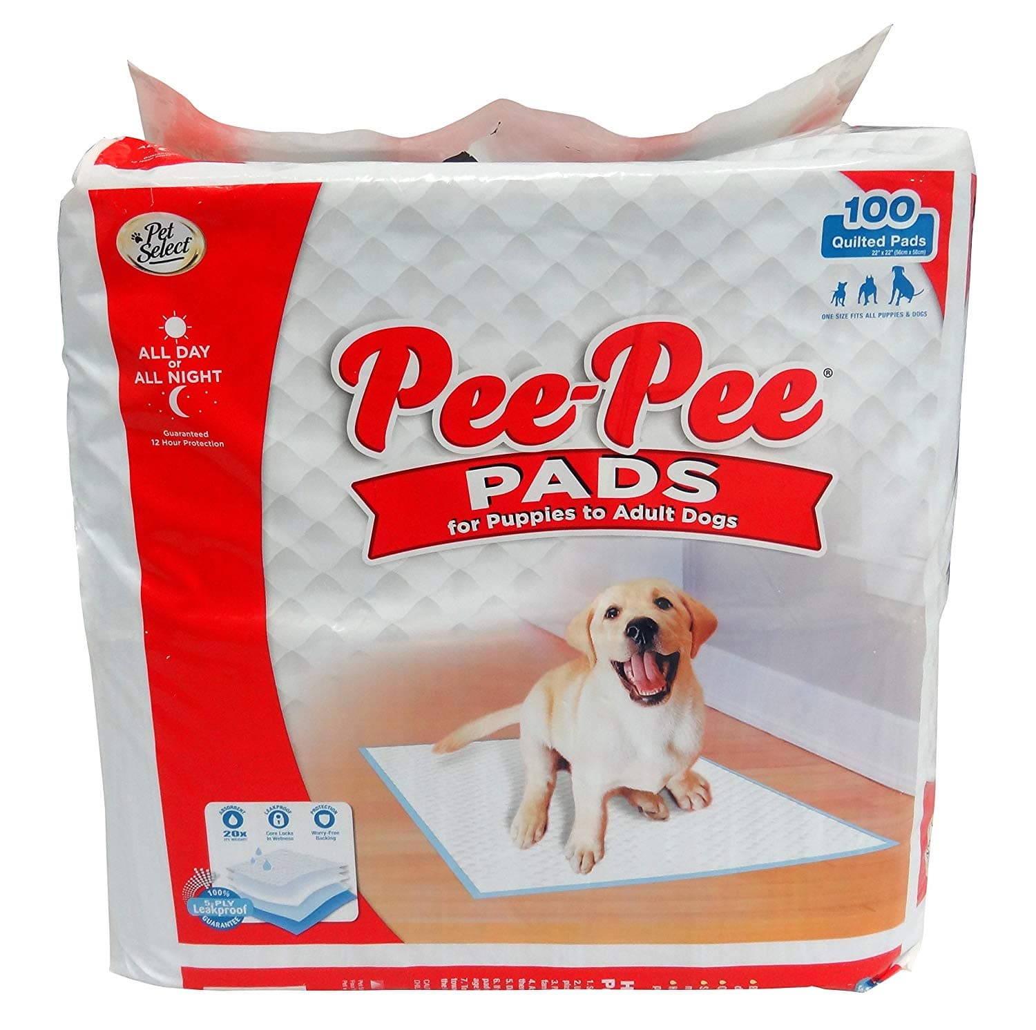 Four Paws Pet Select Pee-Pee Pads, 100ct
