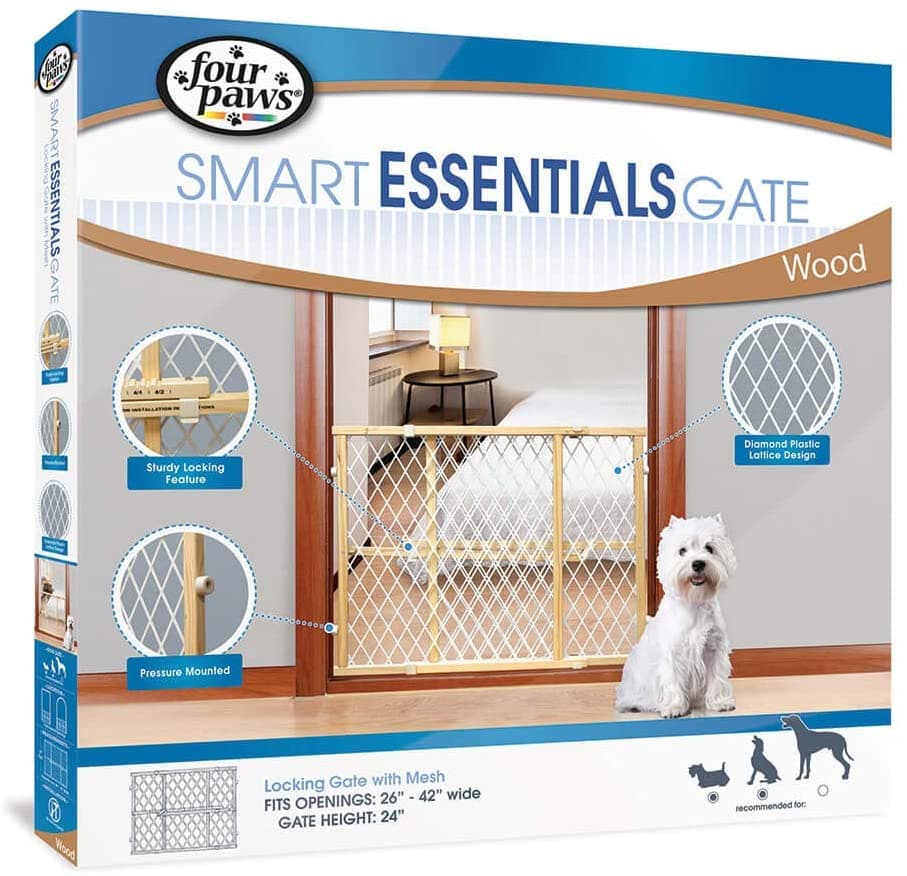 Four Paws Plastic Mesh Safety Gate