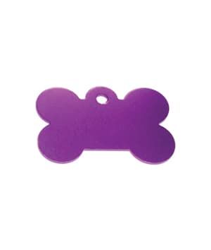 Imarc Pet Tag Bone Large Purple