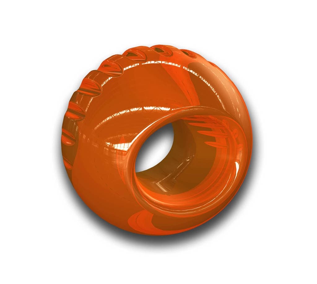 Outward Hound Bionic Opaque Ball Orange Large