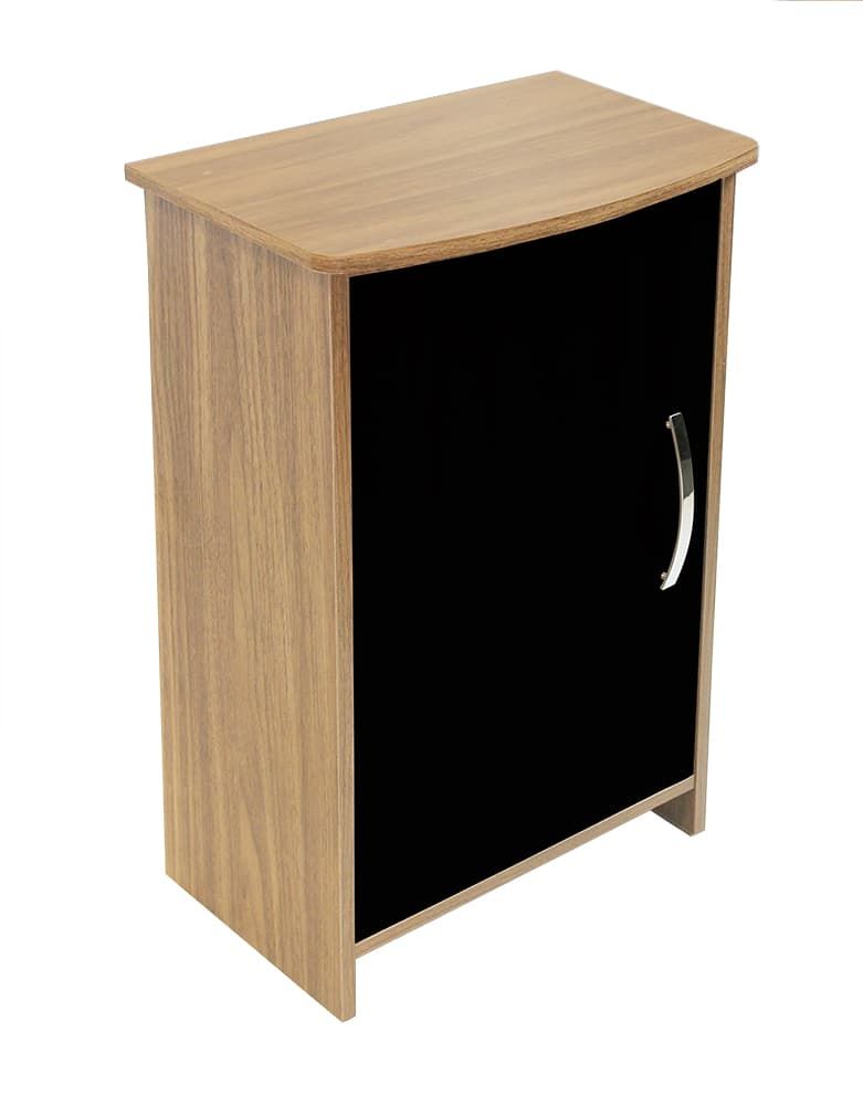 Aqua One AquaVue 480 Cabinet 48x28x74cm Black Gloss Reversible Door (walnut)